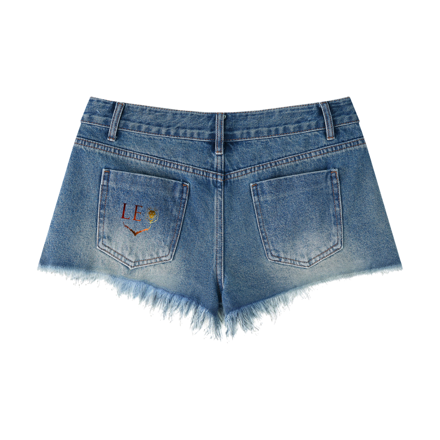 Women's Vintage Wash Raw Hem Graphic Design